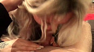 intense pov blowjob gagging on big cock