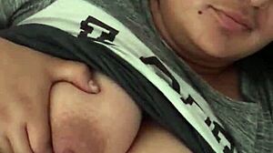 chubby latina ex jacks me off