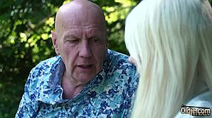 damn, sexy blonde teen 18+ bangs old man hard!