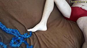 horny pussy in stockings for new year