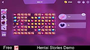 IN THIS HENTAI STORIES DEMO EROTIC ANIME GAME UNFOLDS