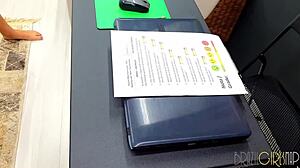 Hot body brazilian woman gets interviewed and ends up in a casting session