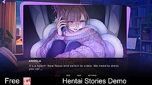 IN THIS HENTAI STORIES DEMO EROTIC ANIME GAME UNFOLDS