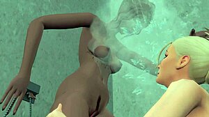 Lustful mature curvy lesbian sluts in sexy outfits perform blowbang and bukkake in gym