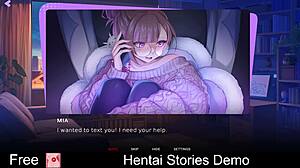 IN THIS HENTAI STORIES DEMO EROTIC ANIME GAME UNFOLDS