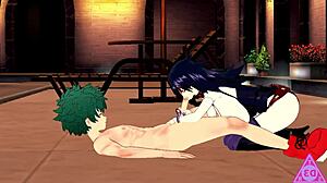 deku and midnight hentai big tits babe blowjob cumshot uncensored
