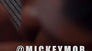 In POV scene, Maria Jade and Nikko Jordan perform double blowjob on big cocks