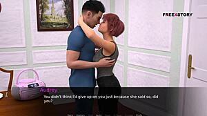 Audrey And John Have Sex On Table In Dusklight Manor.