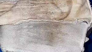 Neighbor's dirty panties found in the laundry 😏