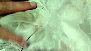 Neighbor's dirty panties found in the laundry 😏