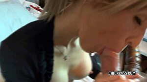 Blonde Milf Jolene Gets Face Covered With Cum In Intense Facial!