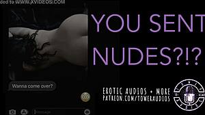 Erotic audio where you send nudes to daddy in roleplay scenario