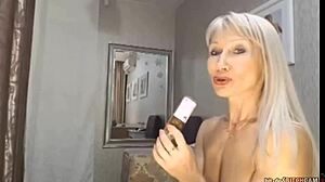 Super Fit Blonde MILF Plays And Cums?