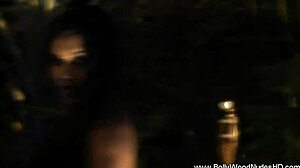 The seeker explores asian brunette girlfriend's solo adventure