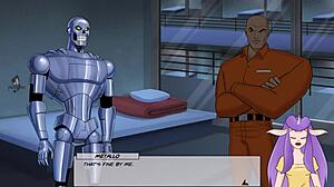 Anime Bodybuilder Gives Handjob To Big Cock For Cumshot!