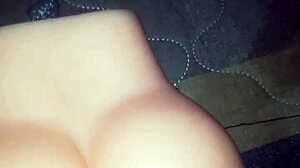 Testing big ass silicone toy with cock 😏