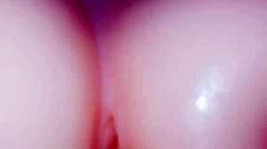 Testing big ass silicone toy with cock 😏