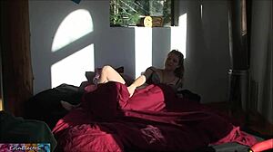 i'm erin electra, amateur model in lingerie, photographer fucked me so hard, boobs bouncing, curvy body