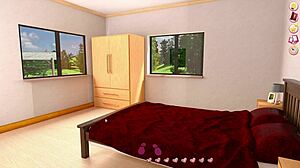 in 3d cartoon, helping milf hotties with big tits