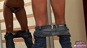 i feel so sexy in these black tight jeans