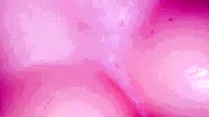 Testing big ass silicone toy with cock 😏