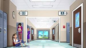 Playing Summertime Saga 245 erotic adventure.