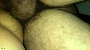 Old husband feels emotional about his slut wife in cuckold scenario