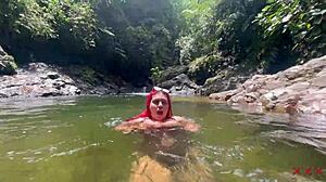 a stranger saw me naked in the river and i let him fuck me... oops