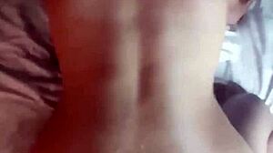 Babe Bent Over for Anal Sex with Shaved Pussy