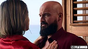 Milfy insatiable wife Serenity enjoys secret vacation adventure.