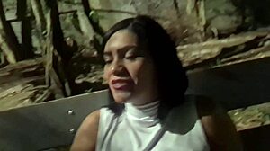 casal matttos fucking in city square, anal and blowjob fun