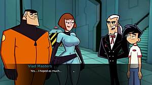 Having fun in shower with Amity Park