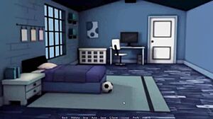 Having fun in shower with Amity Park