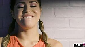 Latina Teen Alina Lopez Shocks as She Plays the Guy