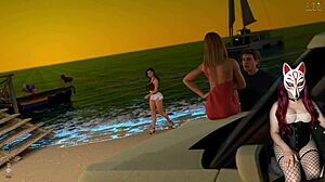 Steps of debauchery 31 - sexy babes on the beach