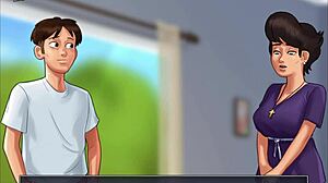 Playing Summertime Saga 245 erotic adventure.