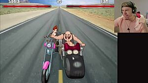 how to escape jail without paying: lesbian ride in meet and fuck game