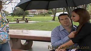 Wet slutty wife angel fucks bbc for hubby