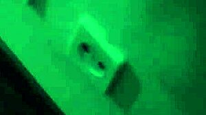 Cute Freckled Brunette Masturbates in Socks to Wild Climax 😍