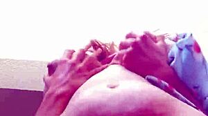 I Fuck My Girlfriend's Busty Friend On The Rooftop