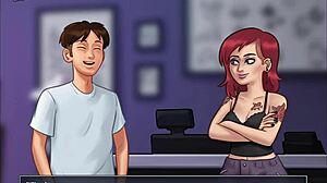 Playing Summertime Saga 245 erotic adventure.