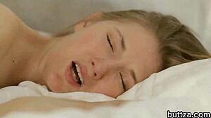 Ravishing petite sweetie gets her yummy pussy and small anus pounded