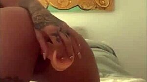 susy gala in cosplay uses big dildo