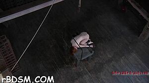Sinful redhead floosy uses sex toy and fingers for masturbation.