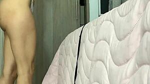 i spied on mother-in-law's cameltoe with hidden cam and masturbated at night