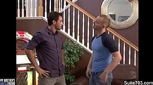 two hottie gay guys start with blowjobs then fuck until cumming hard