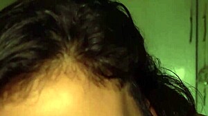 watch her suck boyfriend's dick and jerk until cum in mouth