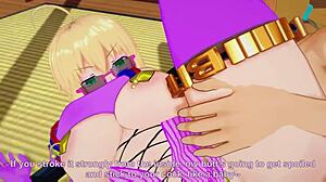 Buttsex magic with saber