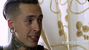 Horny Tranny Agent Fucks My Ass