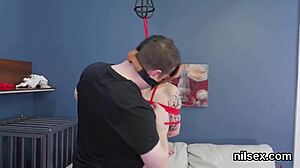 flirty kitten taken in anal asylum for awkward therapy